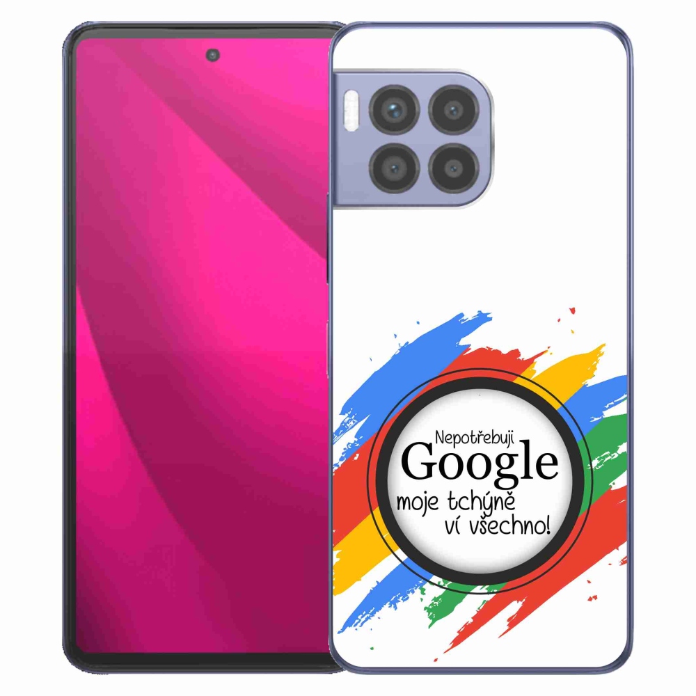 Gelový kryt mmCase na T-Mobile T Phone 2 Pro - tchýně ví všechno bílé pozadí