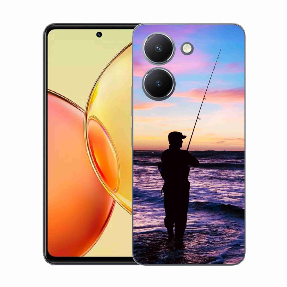 Gelový kryt mmCase na Vivo Y36 - rybaření 1