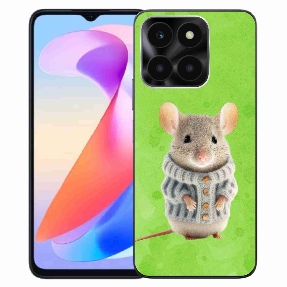Gelový kryt mmCase na Honor X6a - myška ve svetru