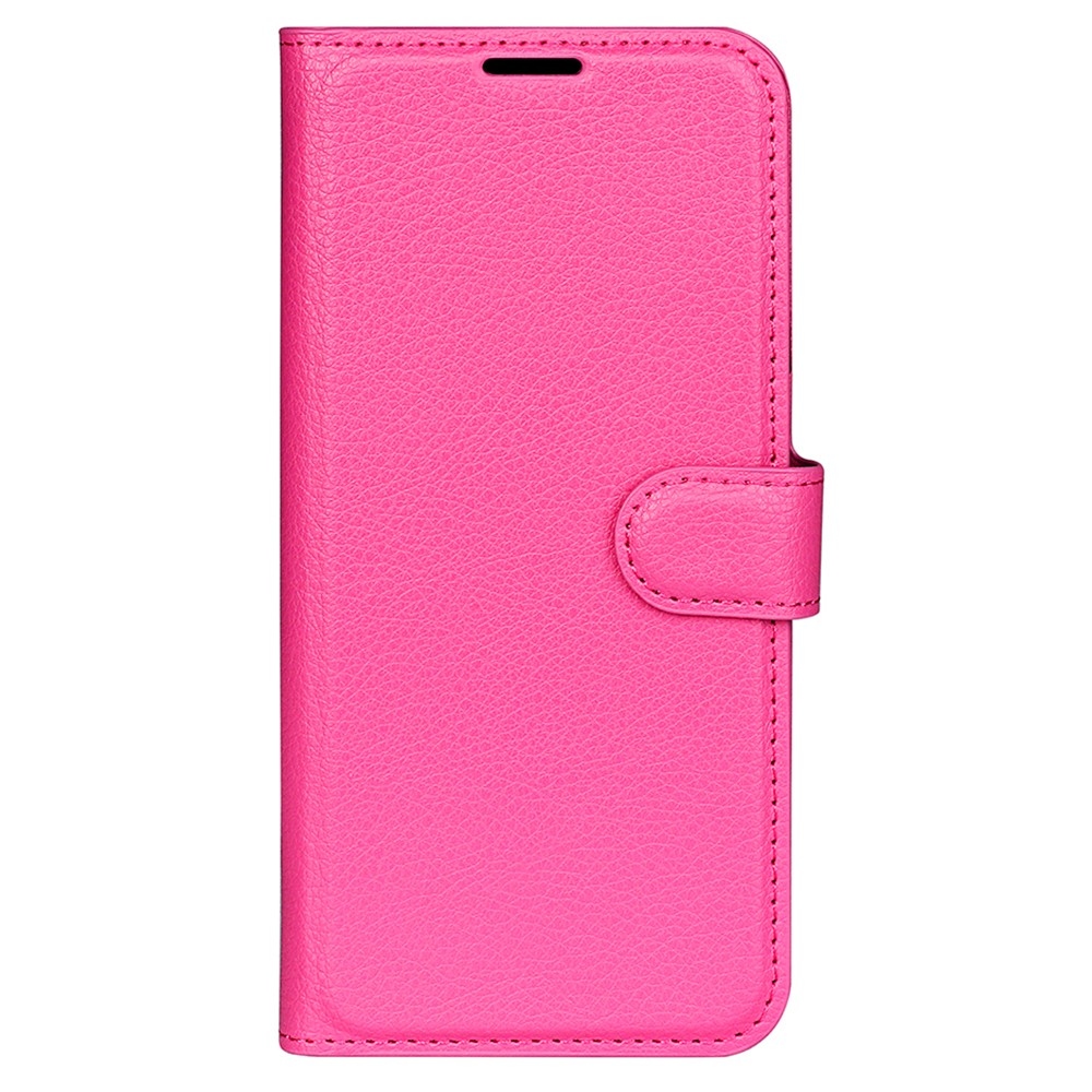 Litchi knížkové pouzdro na Xiaomi Redmi Note 13 5G - rose