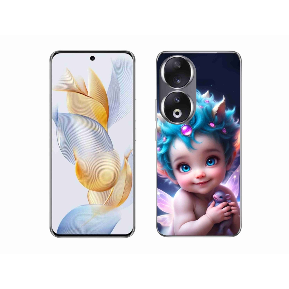 Gelový kryt mmCase na Honor 90 - dítě s motýlími křídly