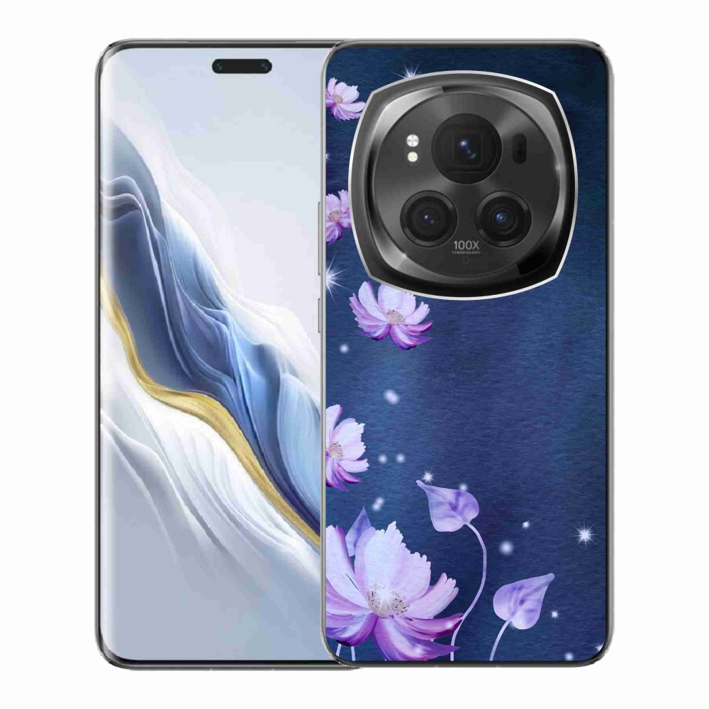 Gelový obal mmCase na Honor Magic 6 Pro 5G - padající květy