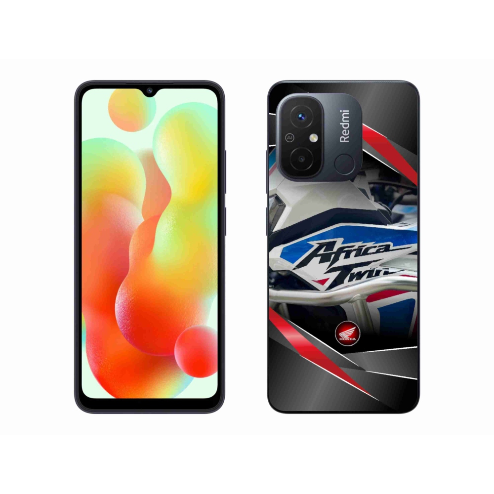 Gelový kryt mmCase na Xiaomi Redmi 12C - motorka honda