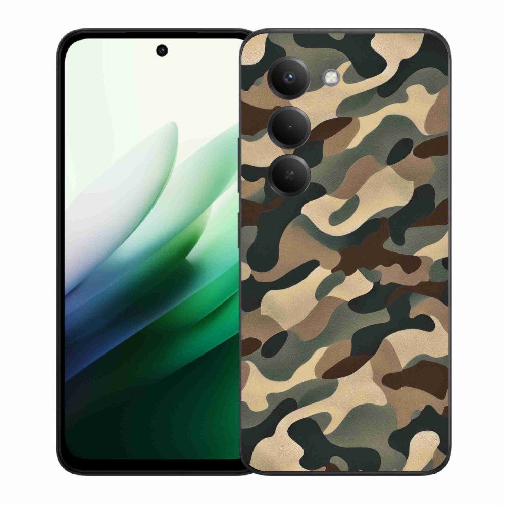Gelový kryt mmCase na Xiaomi Redmi 15 5G (169mm) - maskáčový vzor 11