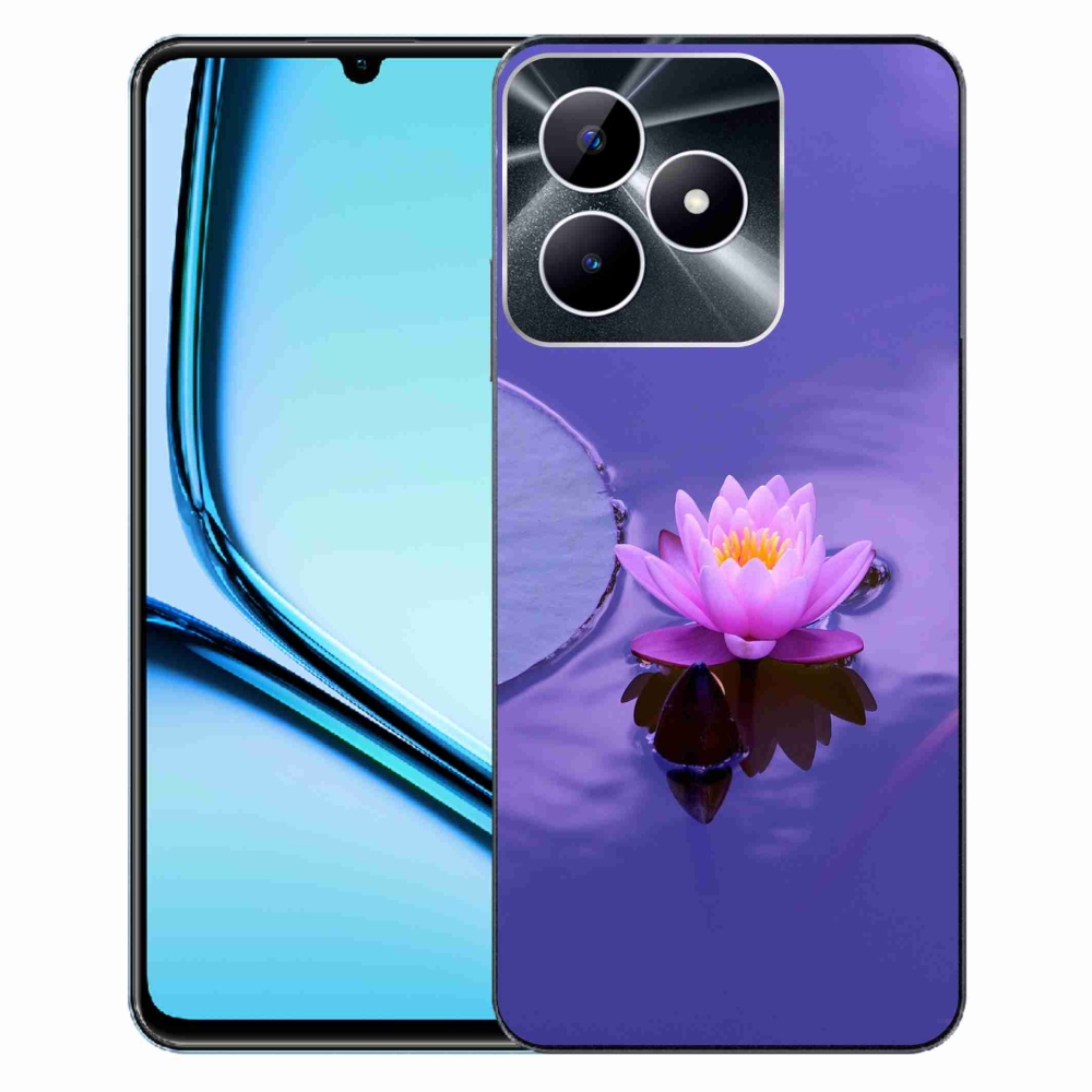 Gelový obal mmCase na Realme Note 50 - květ na hladině