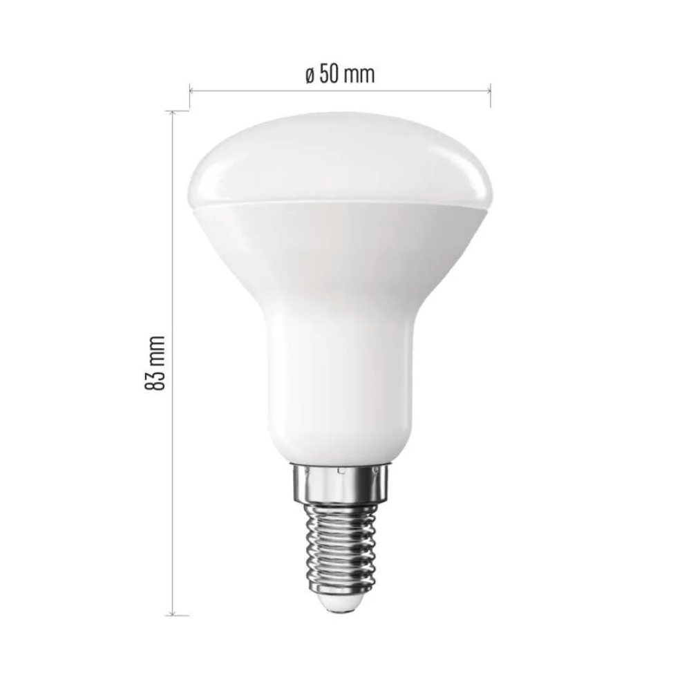 LED žárovka Classic R50 / E14 / 4,2 W (40 W) / 470 lm / neutrální bílá