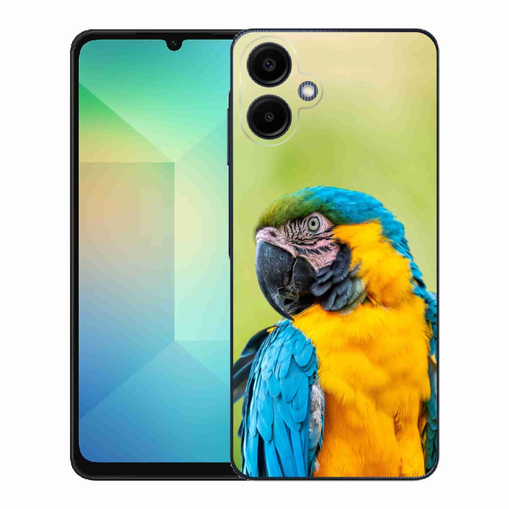 Gelový kryt mmCase na Samsung Galaxy A06 4G - papoušek ara 2