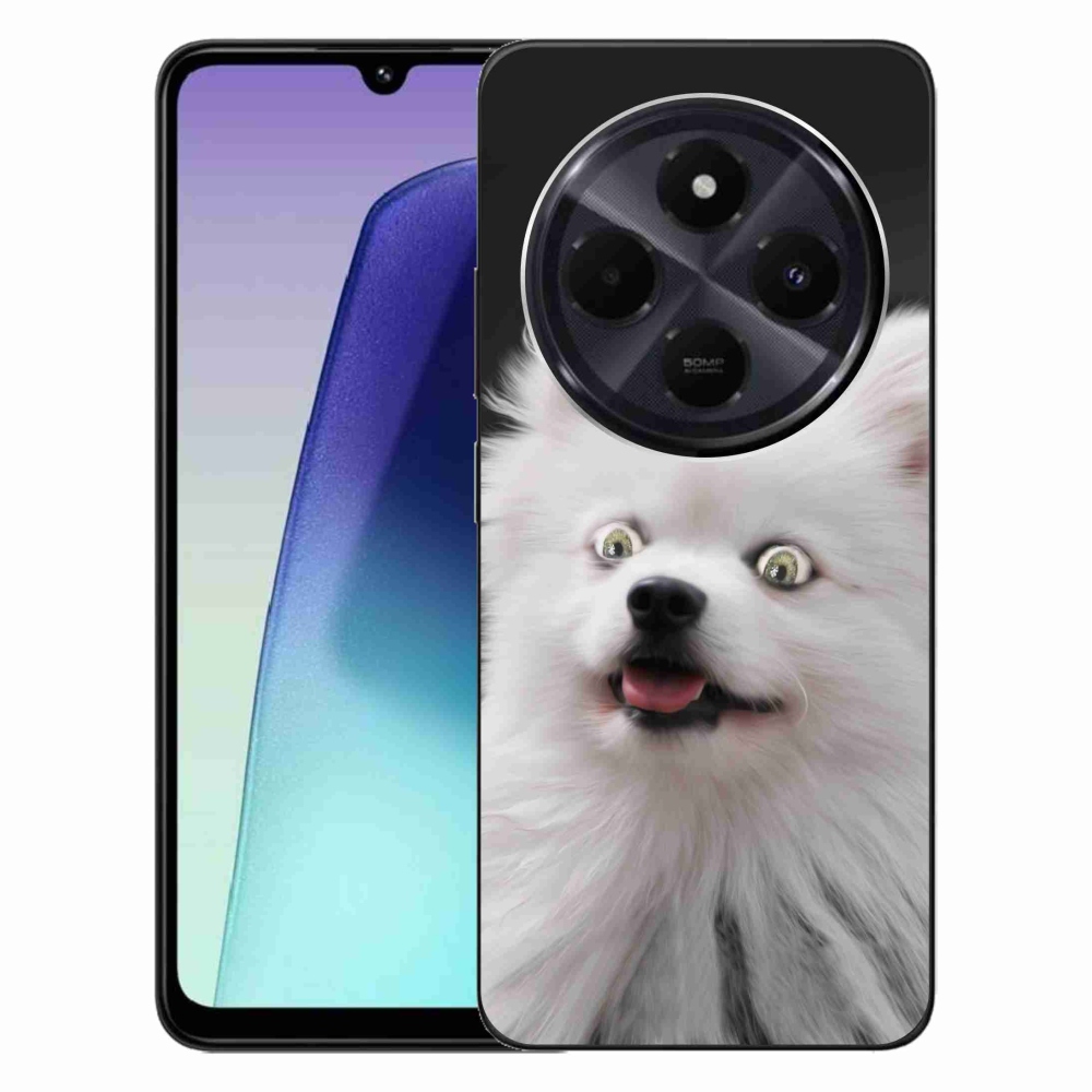 Gelový kryt mmCase na Xiaomi Redmi 14C/Poco C75 - bílý špic