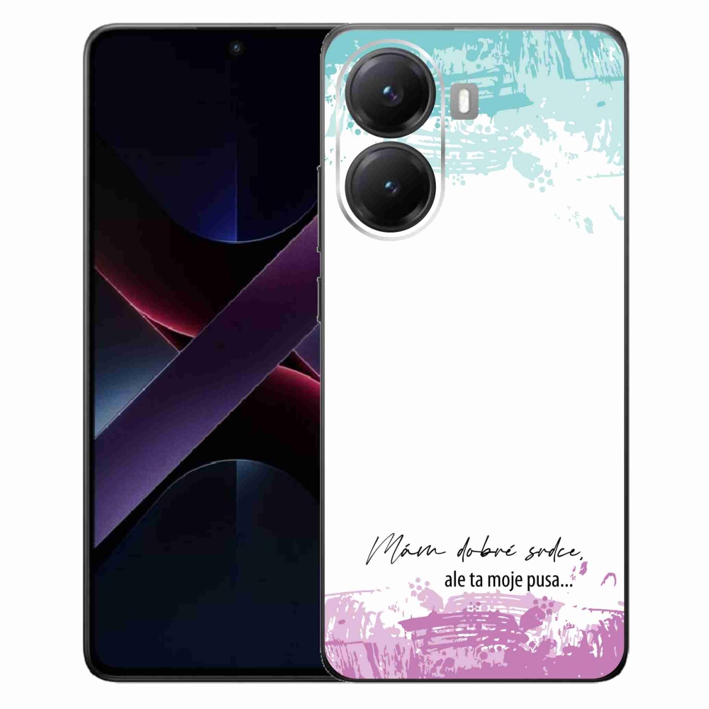 Gelový kryt mmCase na Xiaomi Poco X7 Pro 5G - vtipný text 3 bílé pozadí
