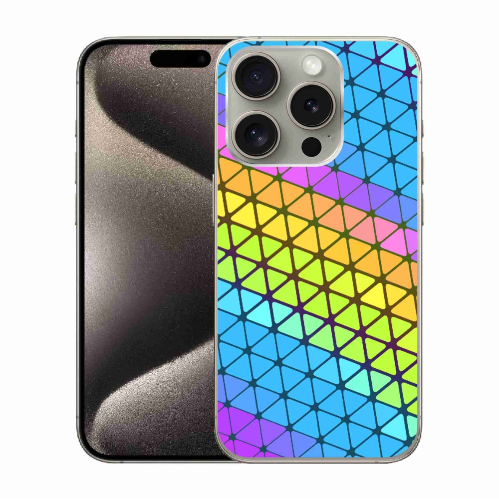 Gelový kryt mmCase na iPhone 15 Pro - abstraktní motiv 16