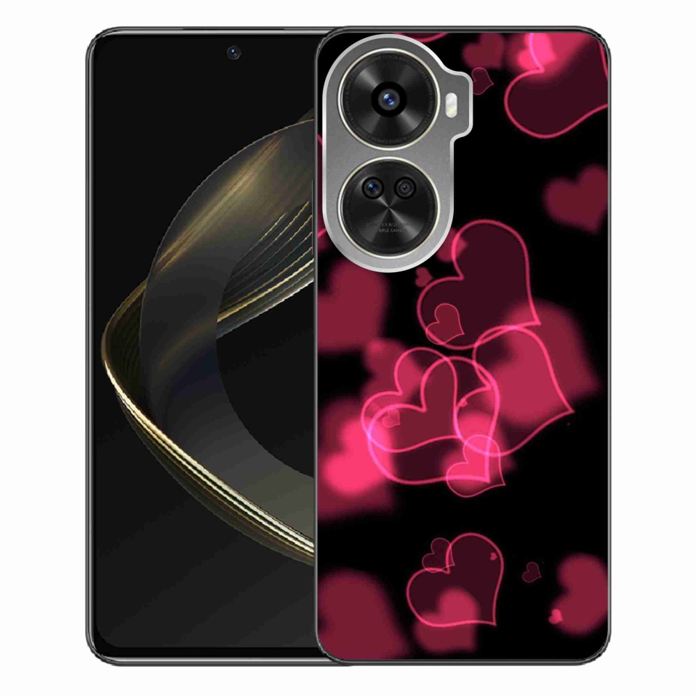 Gelový kryt mmCase na Huawei Nova 12 SE - červená srdíčka