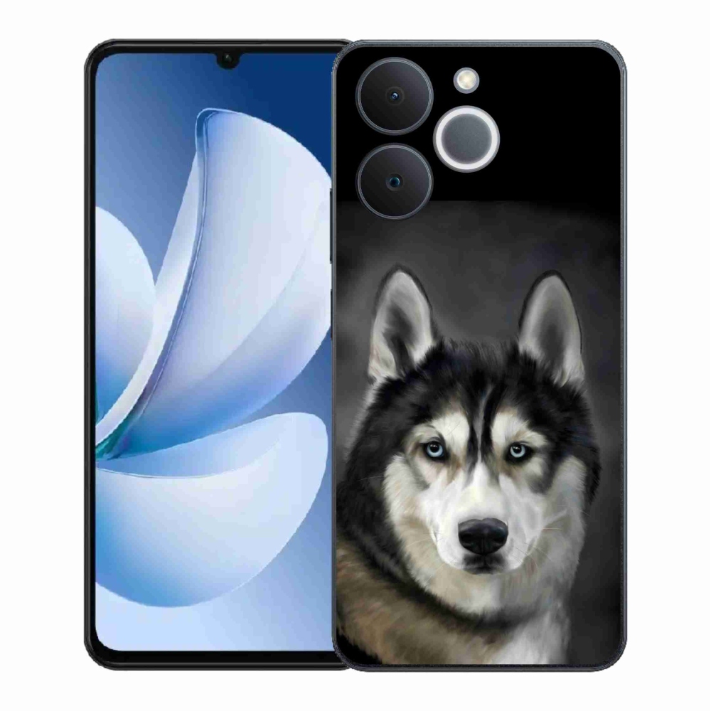 Gelový kryt mmCase na Realme Note 70T - husky