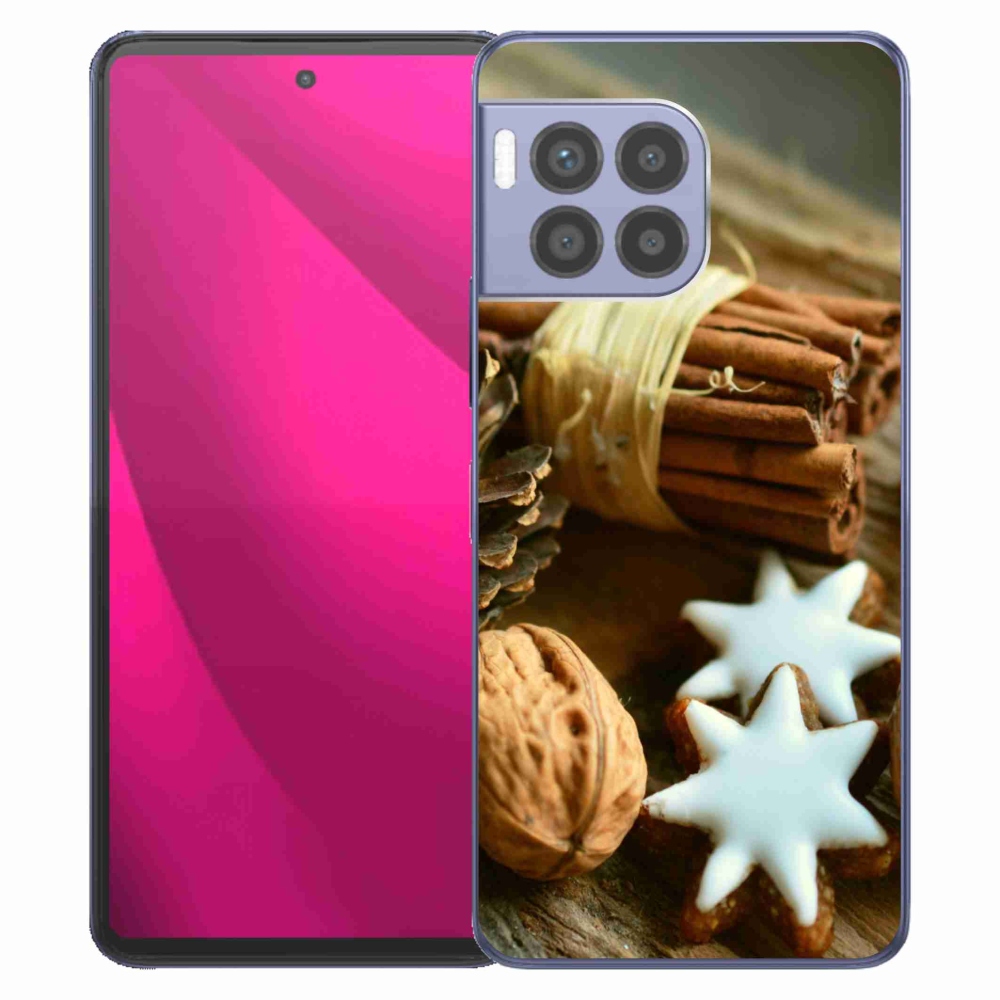 Gelový kryt mmCase na T-Mobile T Phone 2 Pro - skořice a perníčky