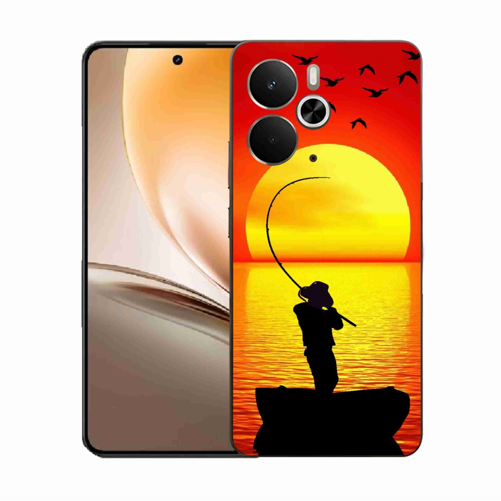 Gelový kryt mmCase na Realme 14 5G - rybaření