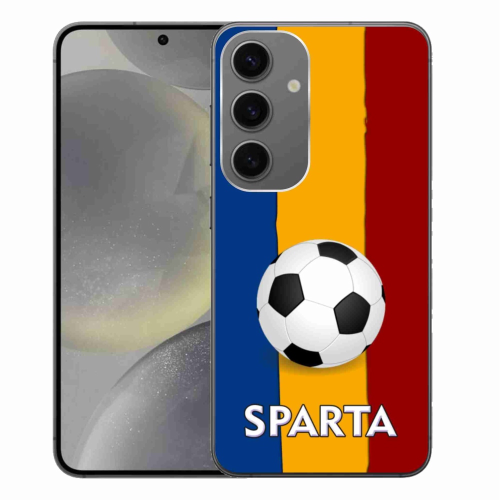 Gelový kryt mmCase na Samsung Galaxy S24+ - fotbal 1