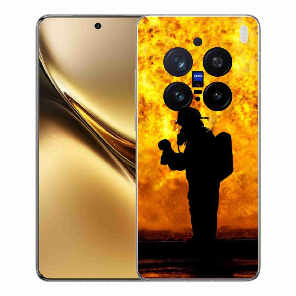 Gelový kryt mmCase na Vivo X200 Pro 5G - hasič