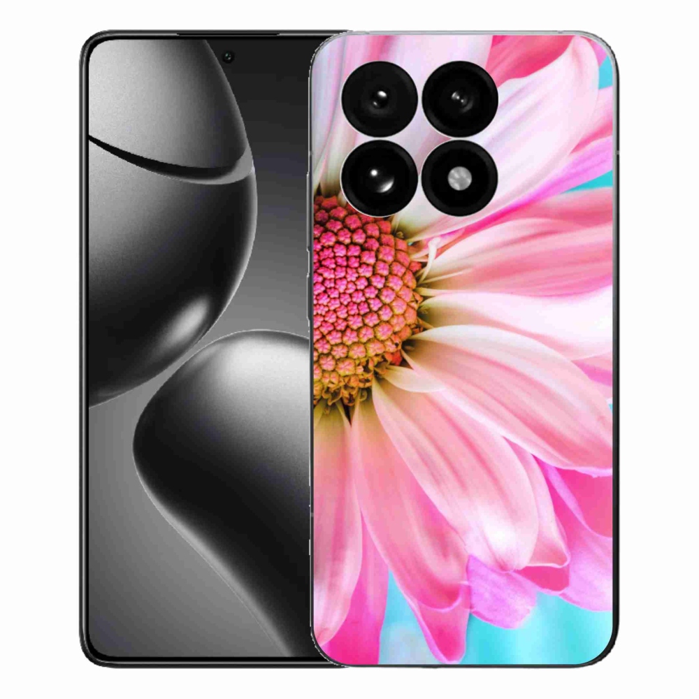 Gelový kryt mmCase na Xiaomi 15T - růžová květina