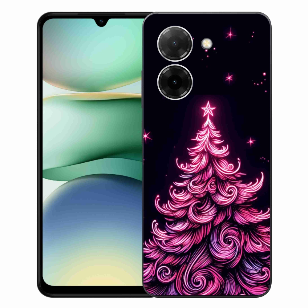 Gelový kryt mmCase na Xiaomi Redmi A5 (171.7x77.8x8.3mm) - neonový vánoční stromek 2