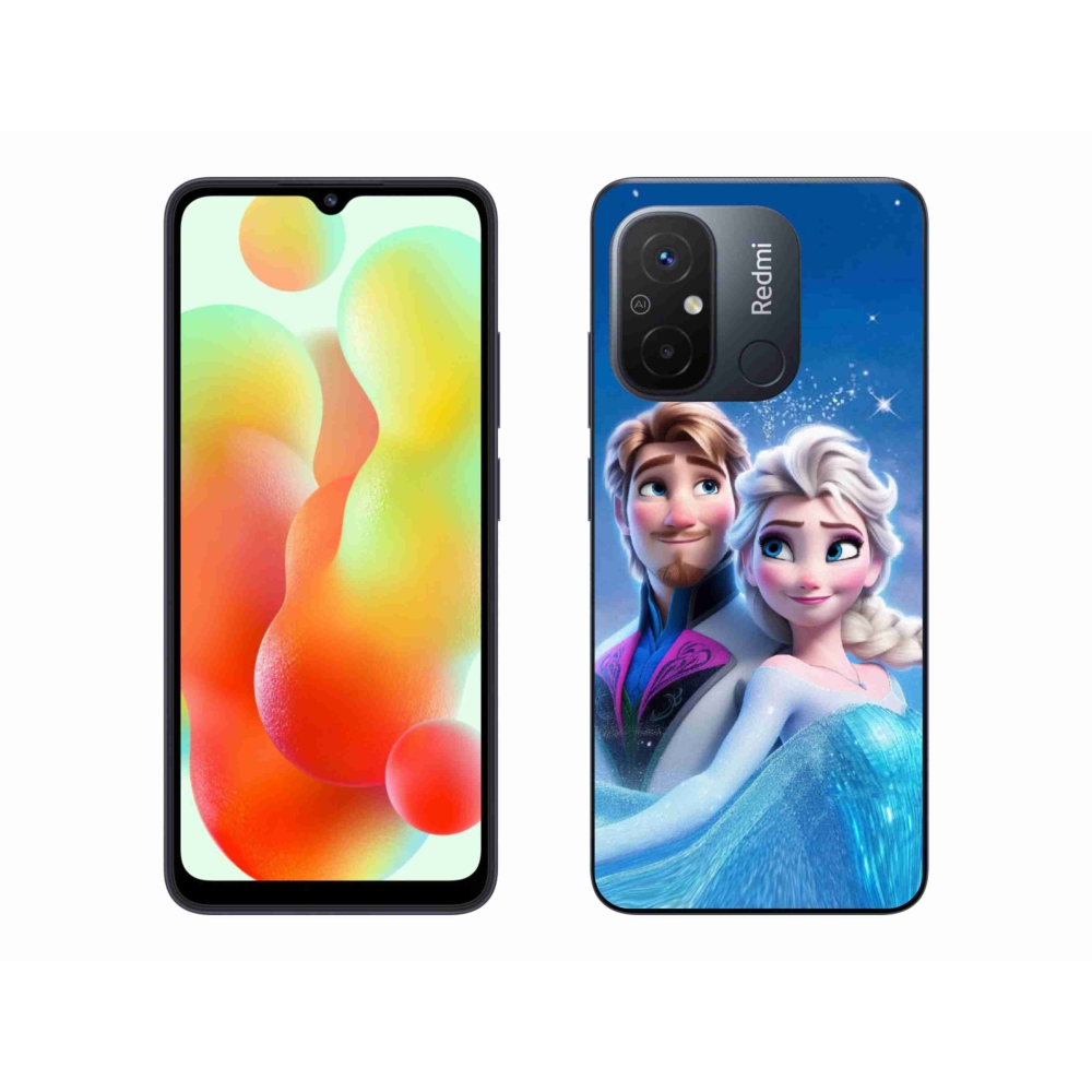 Gelový kryt mmCase na Xiaomi Redmi 12C - ledové království 1