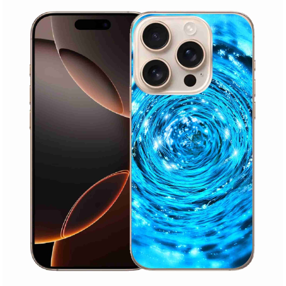 Gelový kryt mmCase na iPhone 16 Pro Max - vodní vír