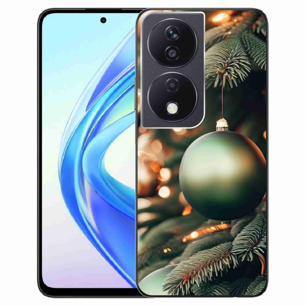 Gelový kryt mmCase na Honor X7b/Honor 90 Smart - vánoční ozdoby 1
