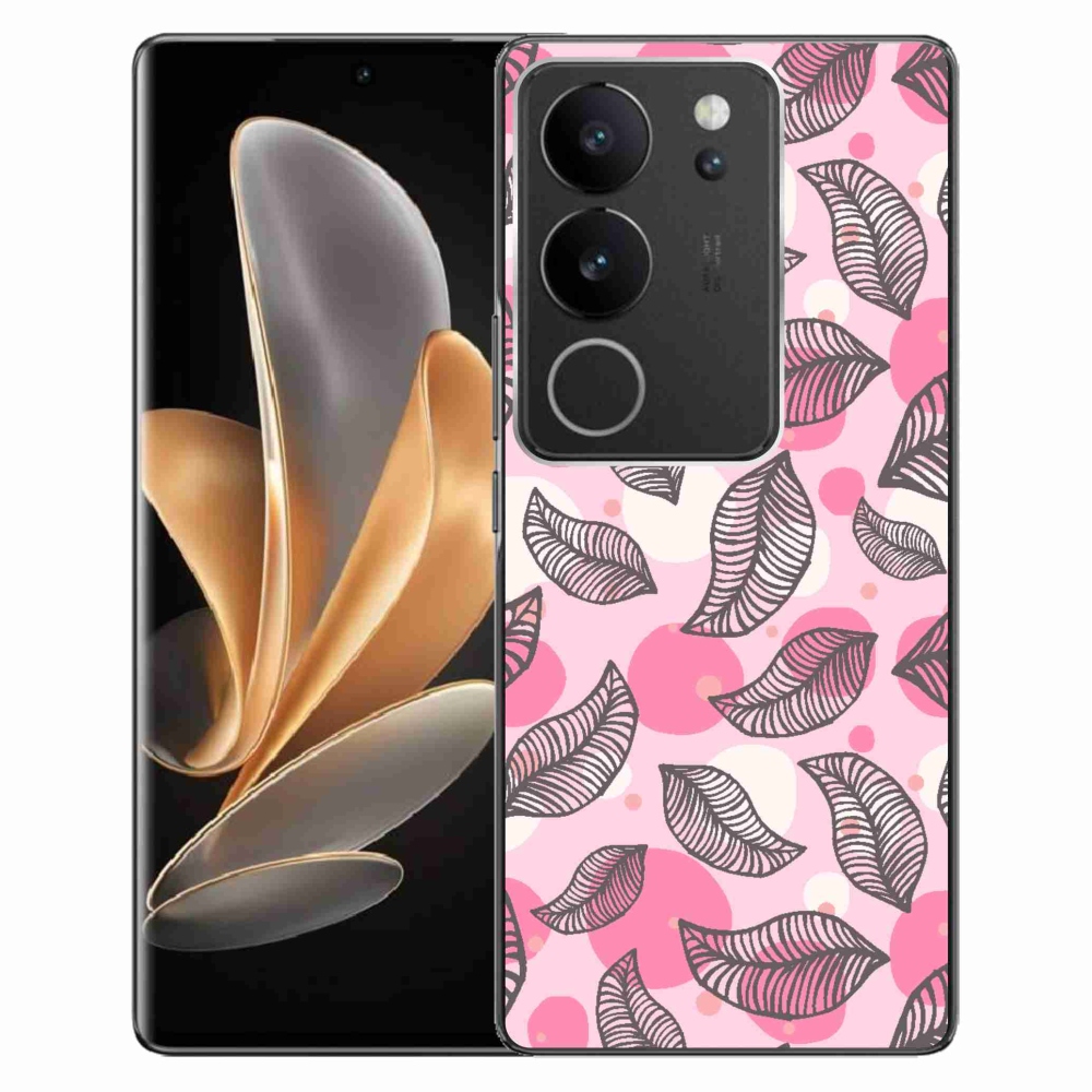 Gelový kryt mmCase na Vivo V29 5G - kreslené padající listy