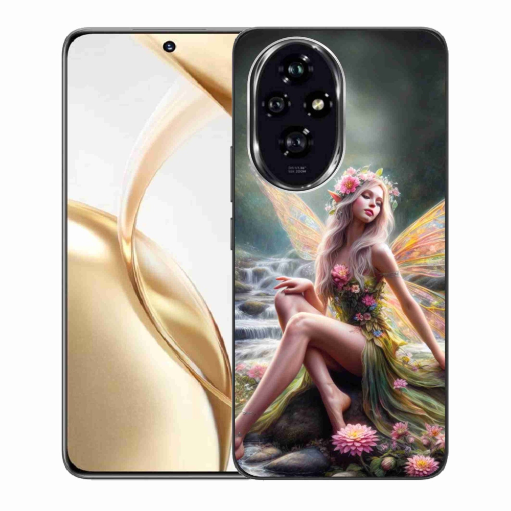 Gelový kryt mmCase na Honor 200 5G - motýlí žena 1