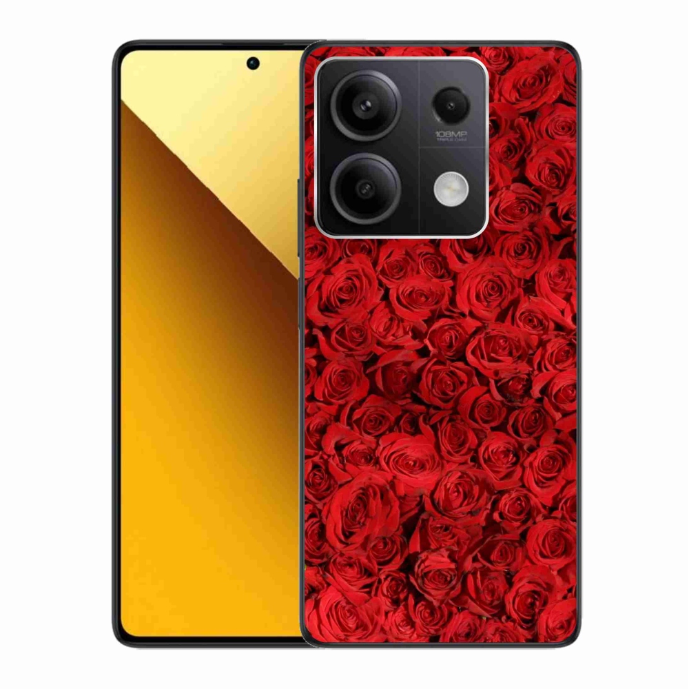 Gelový kryt mmCase na Xiaomi Redmi Note 13 5G - růže