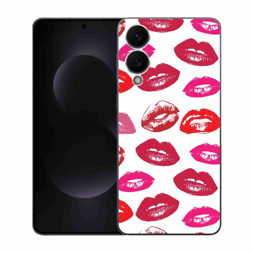 Gelový kryt mmCase na Samsung Galaxy S25 Edge - rty