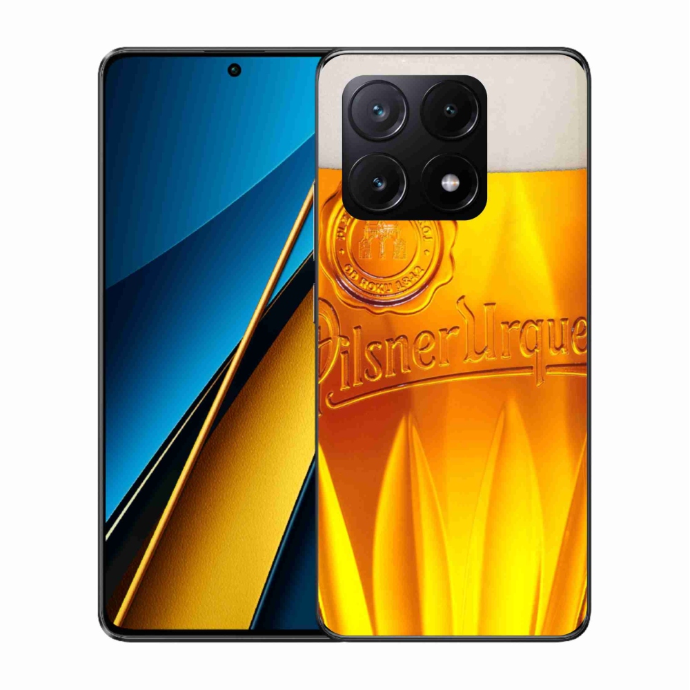 Gelový kryt mmCase na Xiaomi Poco X6 Pro 5G - pivo