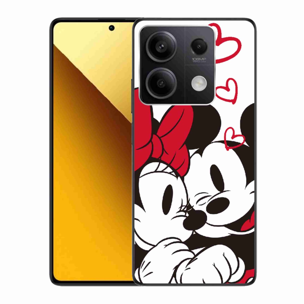 Gelový kryt mmCase na Xiaomi Redmi Note 13 5G - minnie a mickey
