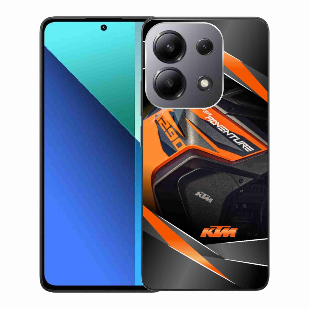 Gelový kryt mmCase na Xiaomi Redmi Note 13 - motorka ktm