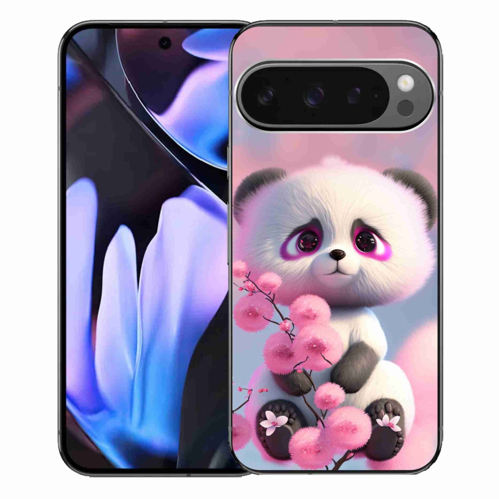 Gelový kryt mmCase na Google Pixel 9 Pro XL - roztomilá panda 1