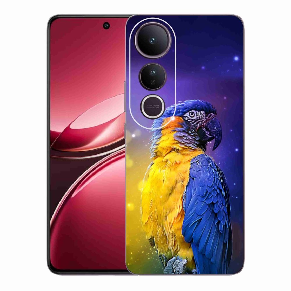 Gelový kryt mmCase na Vivo V50 Lite 4G/5G - papoušek ara 1
