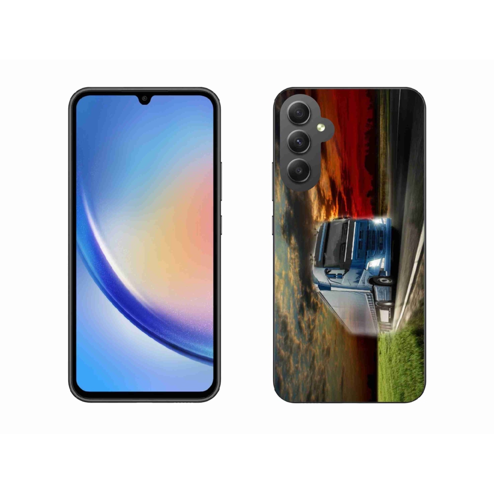 Gelový kryt mmCase na Samsung Galaxy A34 5G - kamion 4