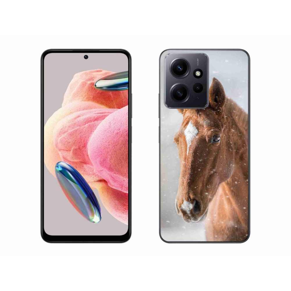 Gelový kryt mmCase na Xiaomi Redmi Note 12 4G - hnědý kůň 2