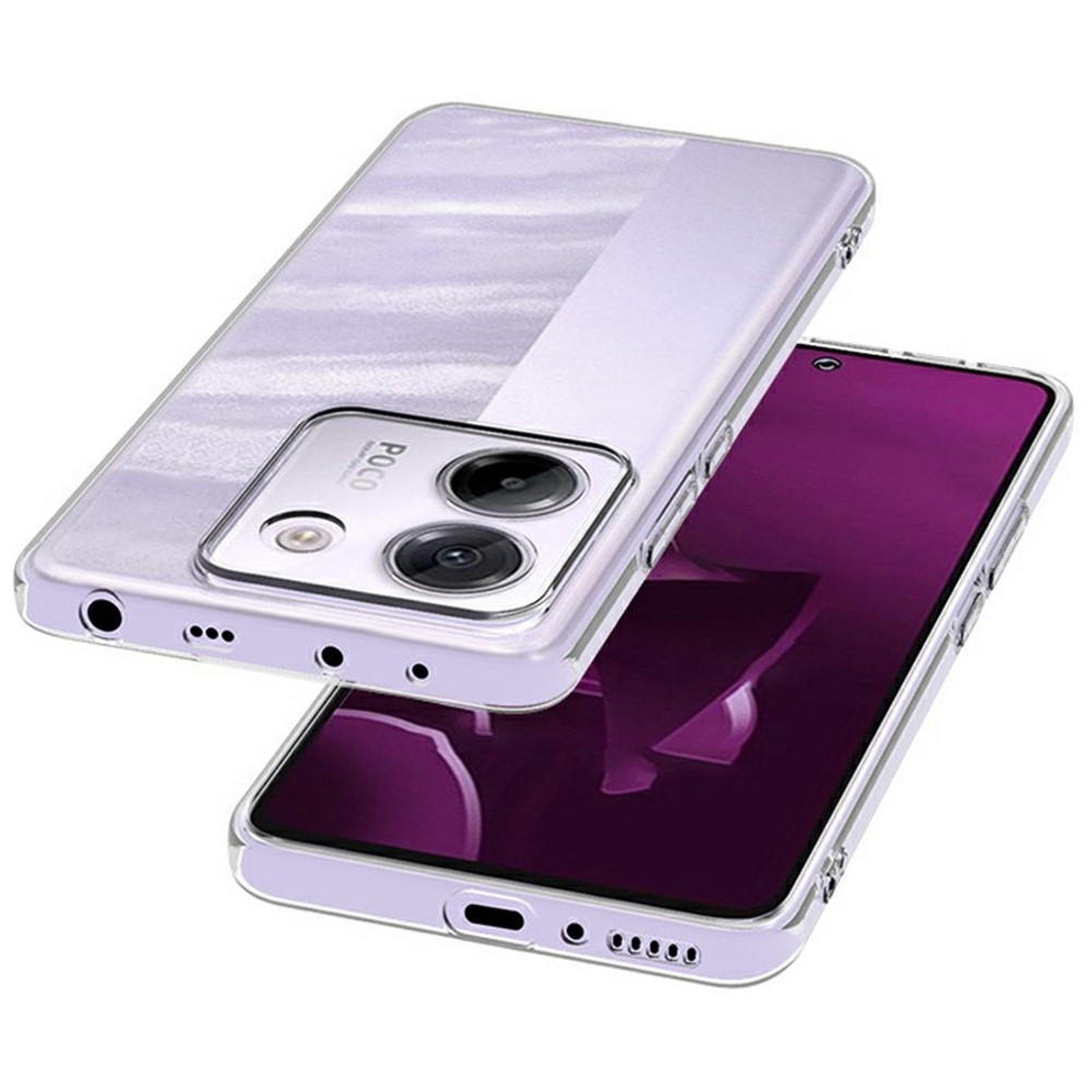 Průhledný gelový obal na Xiaomi Poco M7 Pro 5G - průhledný