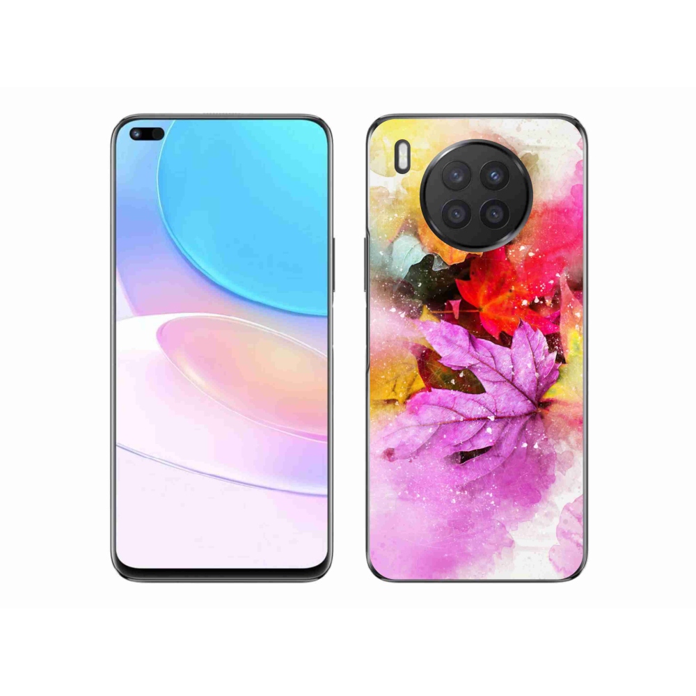 Gelový kryt mmCase na Honor 50 Lite - barevné listy