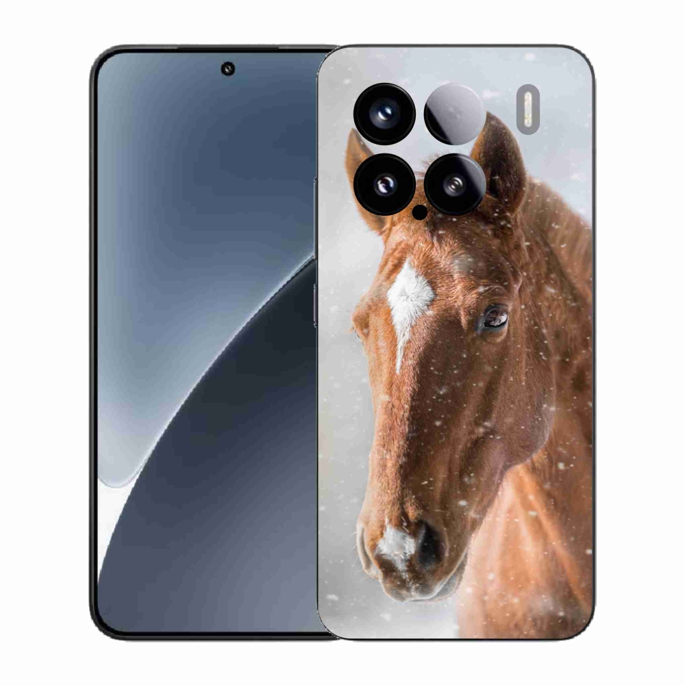 Gelový kryt mmCase na Xiaomi 15 - hnědý kůň 2