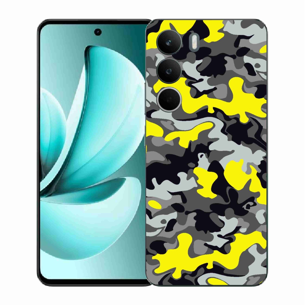 Gelový kryt mmCase na Realme C71 - maskáčový vzor 6