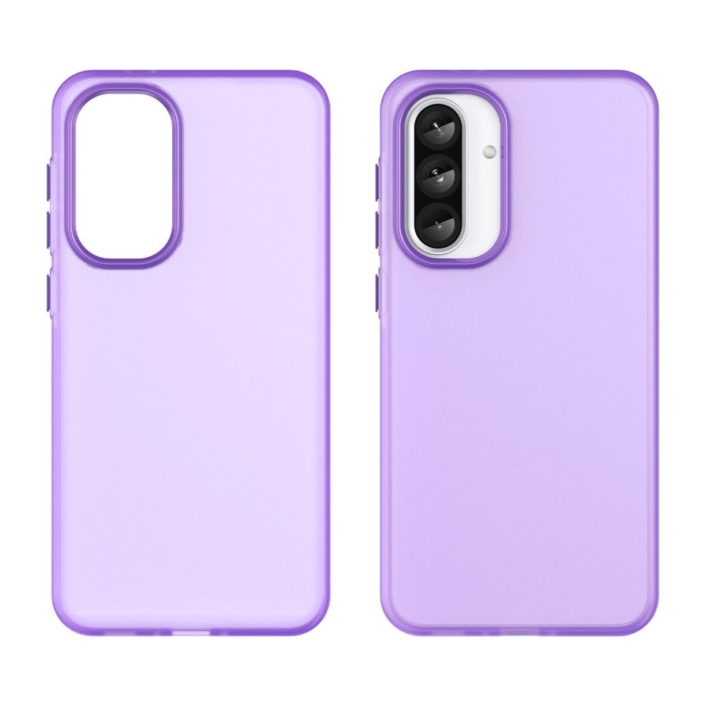 Candys matný gelový obal na Samsung Galaxy A36 5G/A56 5G - fialový