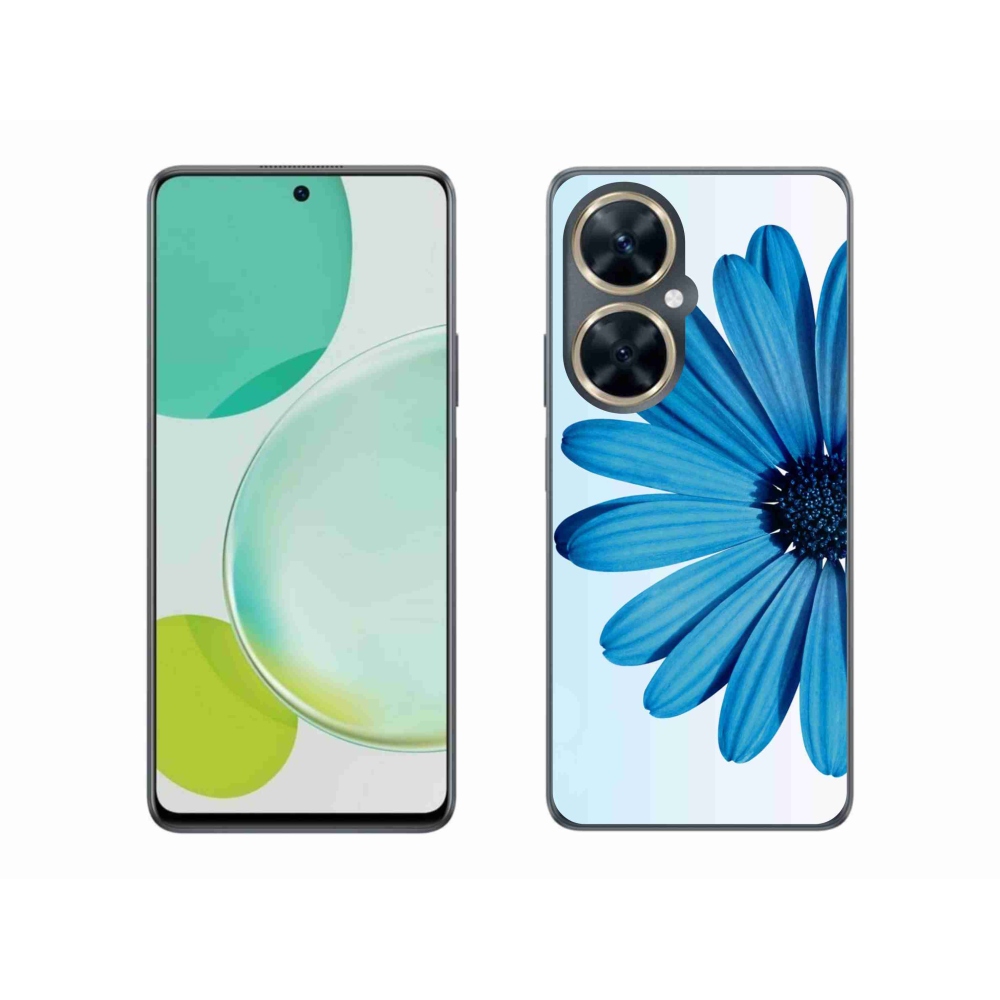 Gelový obal mmCase na Huawei Nova 11i - modrá kopretina