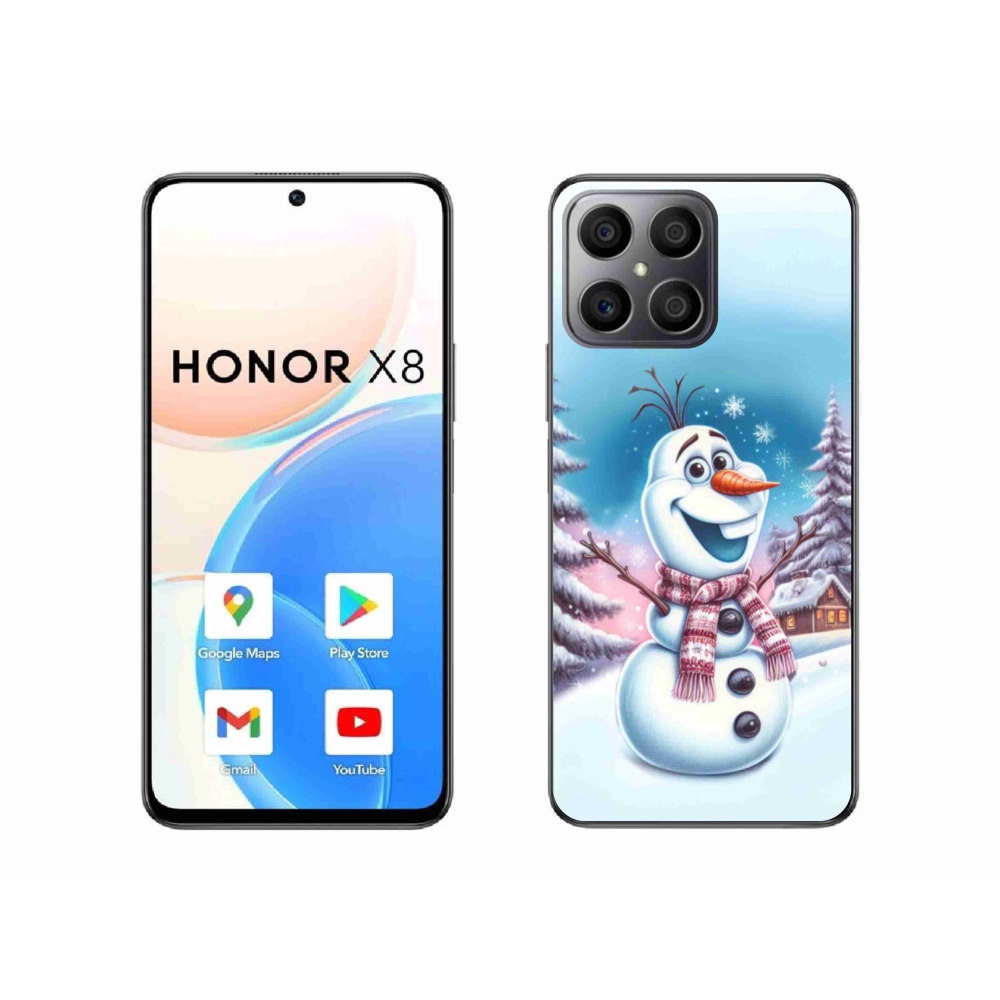 Gelový kryt mmCase na Honor X8 4G - ledové království