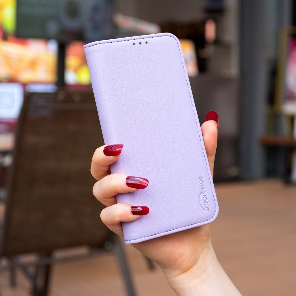 BNF knížkové pouzdro na Xiaomi Redmi 13 4G/Poco M6 4G - světlefialové