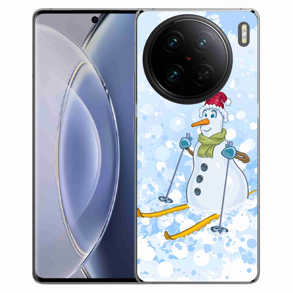 Gelový kryt mmCase na Vivo X90 Pro - sněhulák
