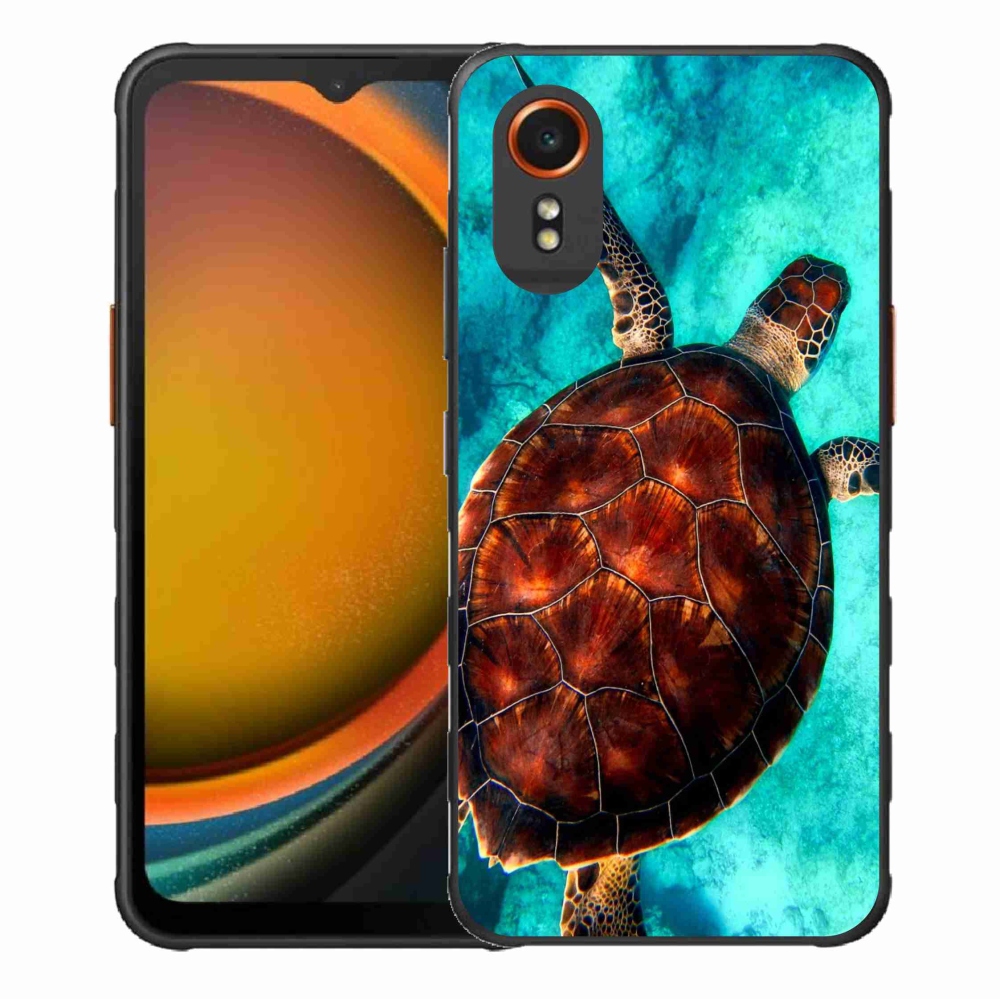Gelový kryt mmCase na Samsung Galaxy Xcover 7 - želva
