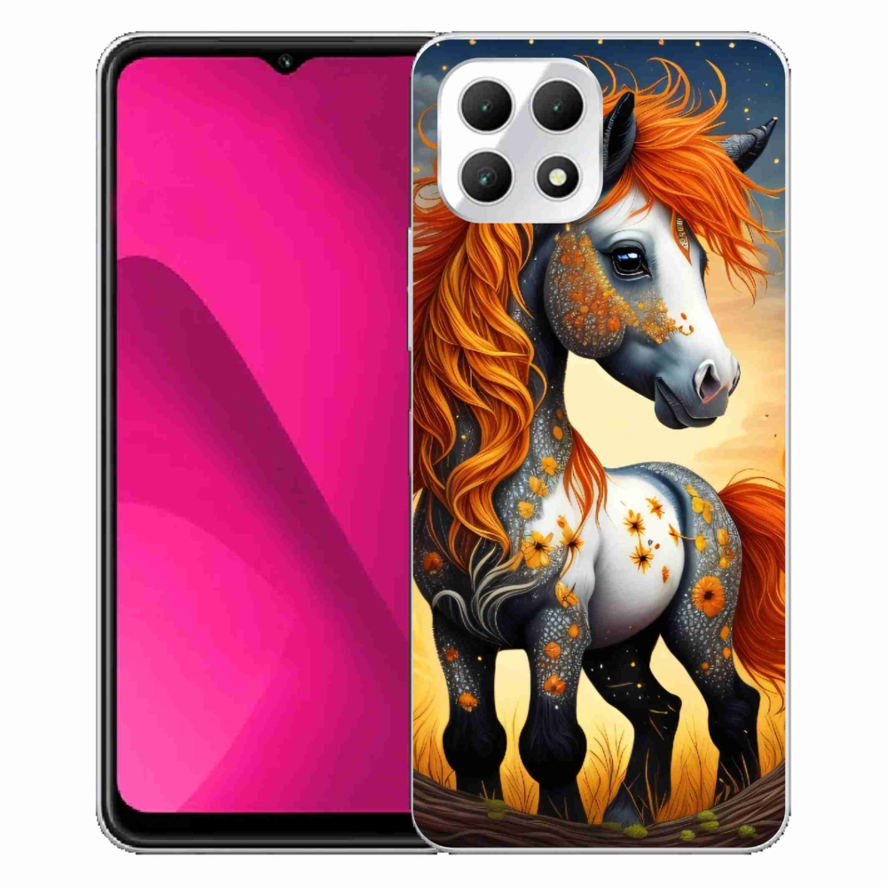 Gelový kryt mmCase na T-Mobile T Phone 2 - barevný poník