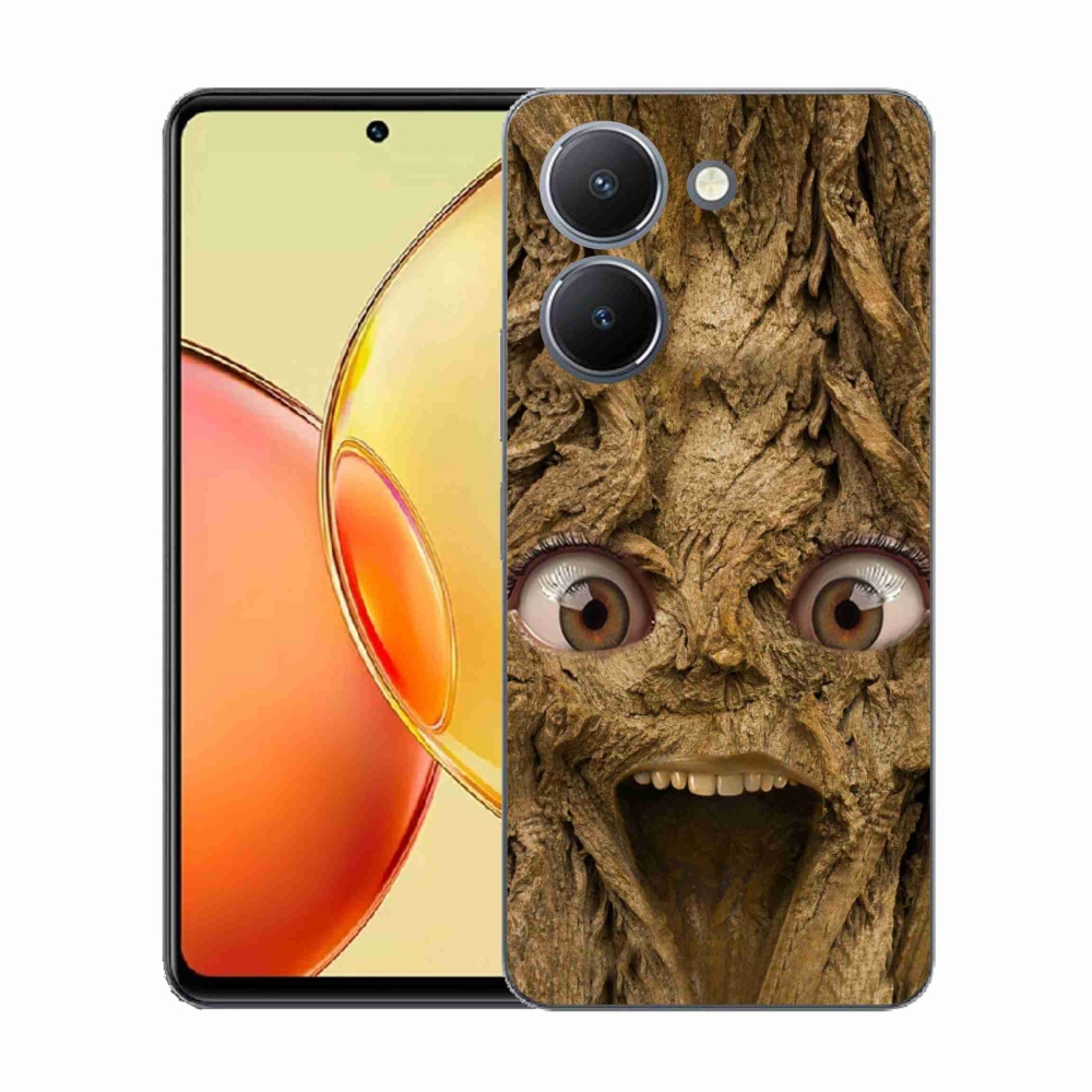 Gelový kryt mmCase na Vivo Y36 - veselý strom s očima