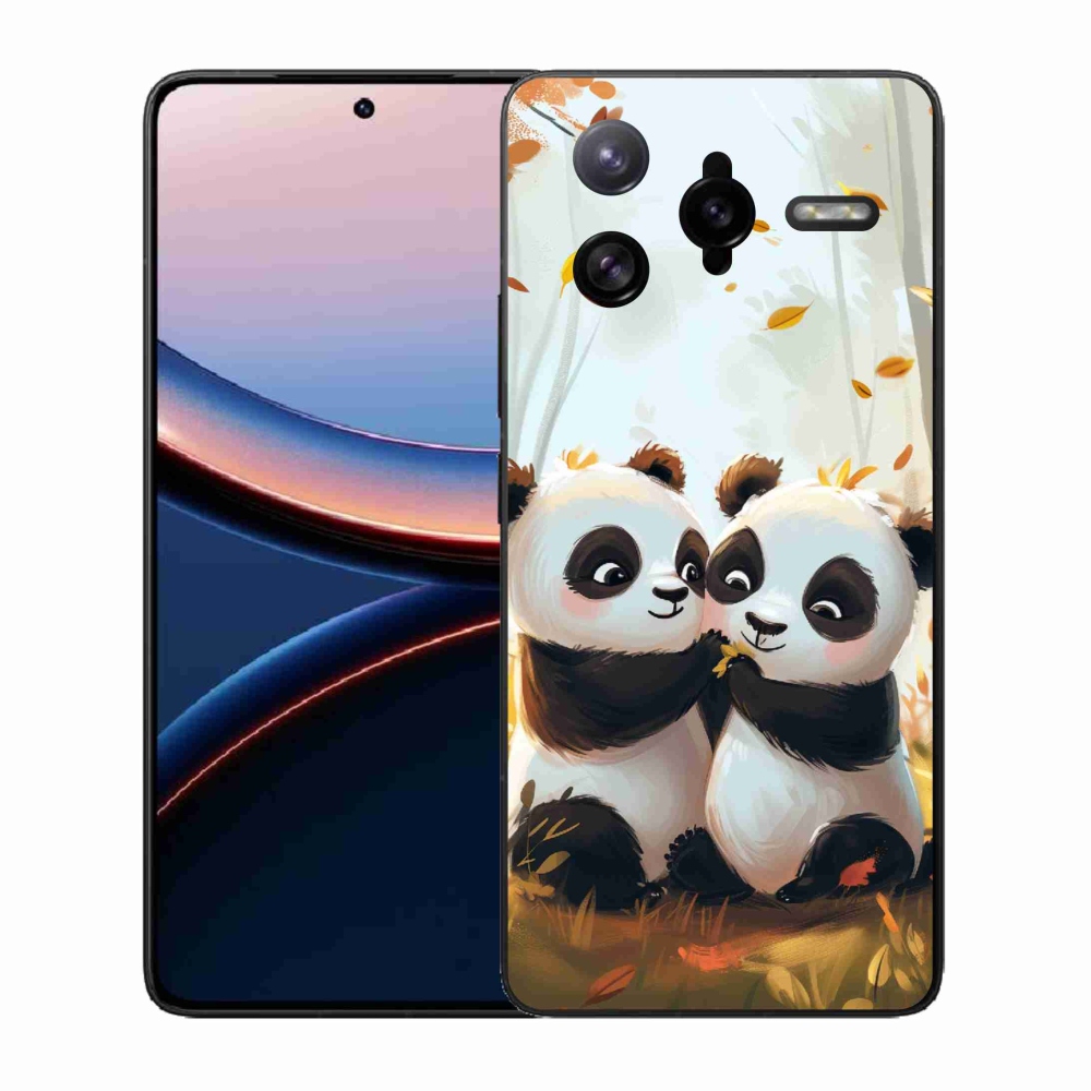 Gelový kryt mmCase na Xiaomi Poco F7 Ultra - pandy