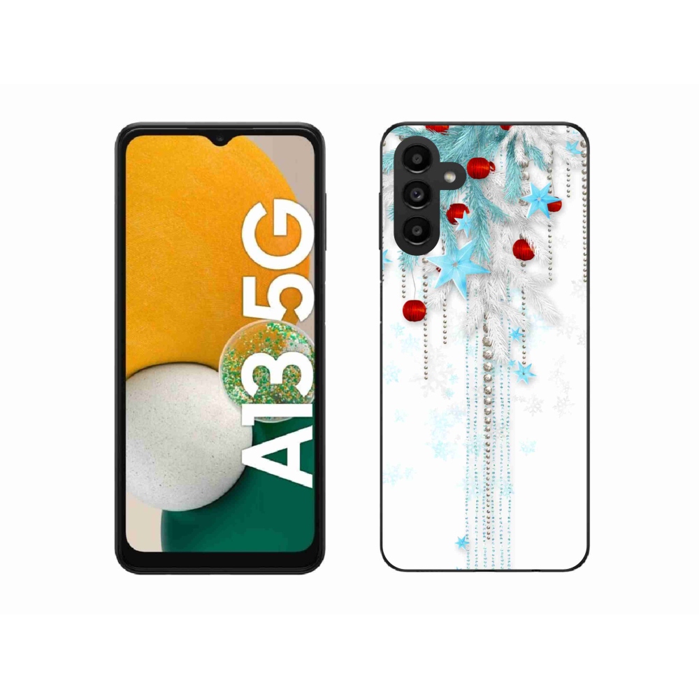 Gelový kryt mmCase na Samsung Galaxy A13 5G - vánoční ozdoby